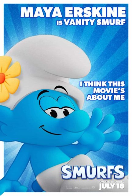 Affiche Poster de Les Schtroumpfs, le film Smurfs 2025