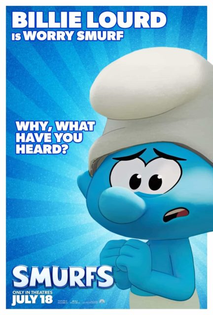 Affiche Poster de Les Schtroumpfs, le film Smurfs 2025