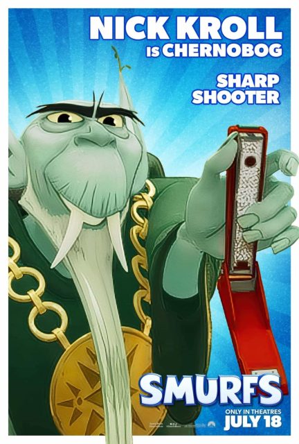 Affiche Poster de Les Schtroumpfs, le film Smurfs 2025
