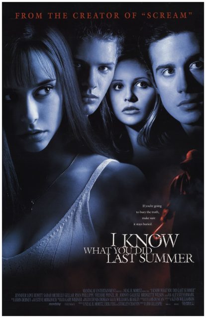 Affiche Poster de Souviens-toi... l'été dernier I Know What You Did Last Summer avec Jennifer Love Hewitt Sarah Michelle Gellar et Ryan Phillippe 1997