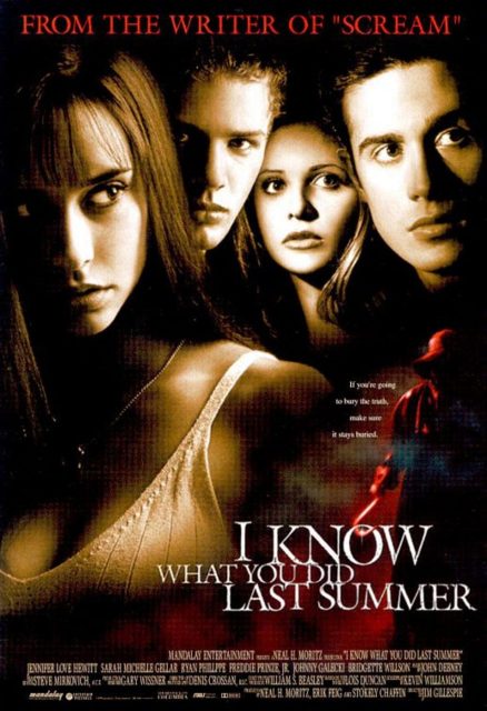 Affiche Poster de Souviens-toi... l'été dernier I Know What You Did Last Summer avec Jennifer Love Hewitt Sarah Michelle Gellar et Ryan Phillippe 1997