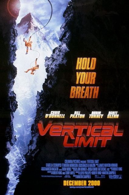 Vertical Limit - Photos et affiches. 2 Affiche Poster de Vertical Limit avec Chris O'Donnell Robin Tunney et Bill Paxton 2000