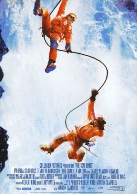Vertical Limit - Photos et affiches. 3 Affiche Poster de Vertical Limit avec Chris O'Donnell Robin Tunney et Bill Paxton 2000