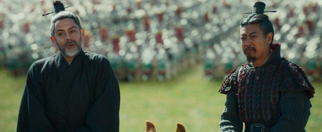 Guillaume Canet Gilles Lellouche et Jonathan Cohen dans Astérix et Obélix : l'Empire du Milieu 2023