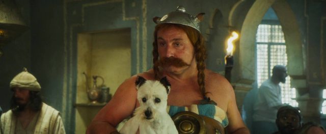 Guillaume Canet Gilles Lellouche et Jonathan Cohen dans Astérix et Obélix : l'Empire du Milieu 2023
