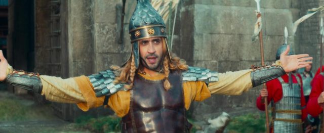Guillaume Canet Gilles Lellouche et Jonathan Cohen dans Astérix et Obélix : l'Empire du Milieu 2023