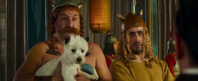 Guillaume Canet Gilles Lellouche et Jonathan Cohen dans Astérix et Obélix : l'Empire du Milieu 2023