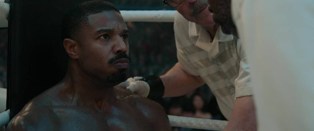 Creed III - Photos et affiches. 21 Michael B. Jordan Tessa Thompson et Jonathan Majors dans Creed III 2023