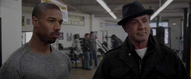 Creed : l’héritage de Rocky Balboa - Photos et affiches. 8 Michael B. Jordan et Sylvester Stallone dans Creed : l'héritage de Rocky Balboa 2015