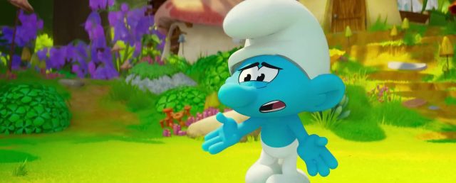 Scène de Les Schtroumpfs, le film Smurfs 2025