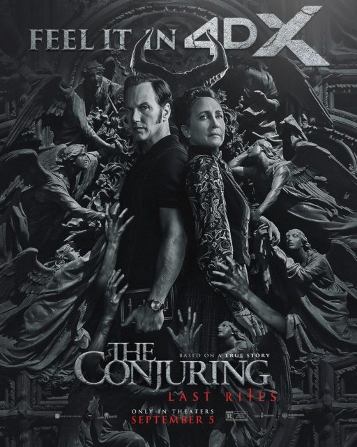 Conjuring : l'heure du jugement - Photos et affiches. 7 Affiche Poster de Conjuring : l'heure du jugement Last rites avec Vera Farmiga et Patrick Wilson 2025