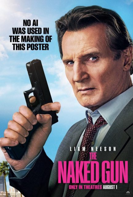 Y a-t-il un flic pour sauver le monde ? 18 Affiche Poster de Y a-t-il un flic pour sauver le monde ? The naked gun avec Liam Neeson et Pamela Anderson 2025
