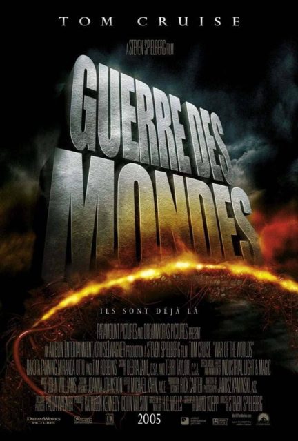 Affiche Poster de La guerre des mondes War of the worlds avec Tom Cruise et Dakota Fanning 2005