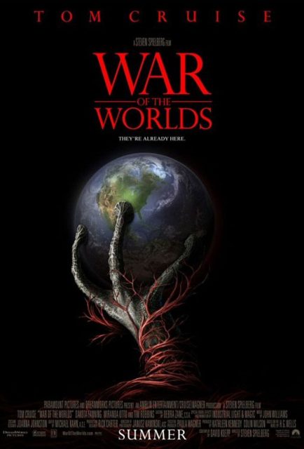Affiche Poster de La guerre des mondes War of the worlds avec Tom Cruise et Dakota Fanning 2005