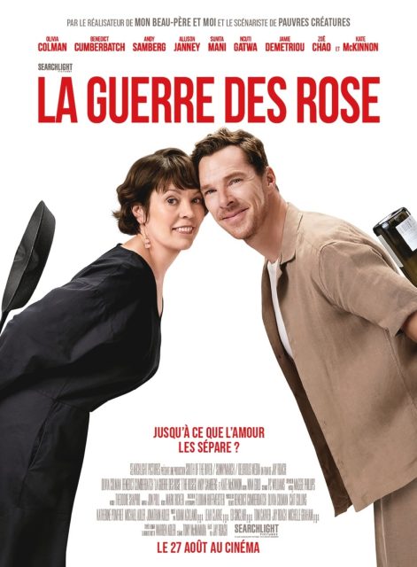 Affiche Poster de La guerre des Rose The Roses avec Benedict Cumberbatch et Olivia Colman 2025