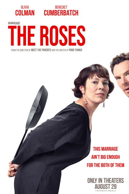 Affiche Poster de La guerre des Rose The Roses avec Benedict Cumberbatch et Olivia Colman 2025