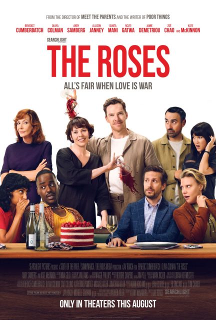 Affiche Poster de La guerre des Rose The Roses avec Benedict Cumberbatch et Olivia Colman 2025