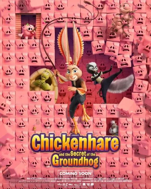 Affiche Poster de Hopper et le Secret de la marmotte Chickenhare and the Secret of the Groundhog 2025