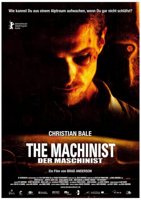 The Machinist - Photos et affiches. 4 Affiche Poster de The Machinist avec Christian Bale 2004