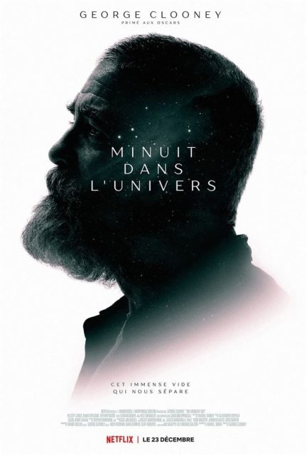 Minuit dans l'univers - Streaming. 1 Affiche Poster de Minuit dans l'univers The Midnight Sky avec George Clooney et Felicity Jones 2020