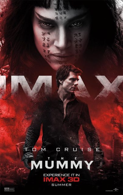 Affiche Poster de La momie The Mummy avec Tom Cruise 2017
