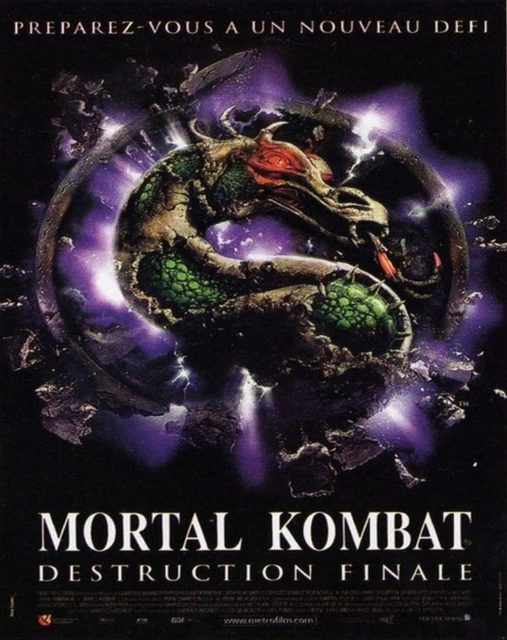 Affiche Poster de Mortal Kombat : destruction finale Annihilation 1997