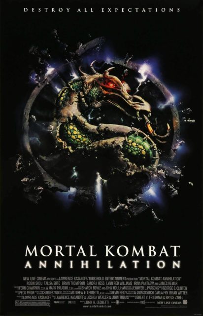 Affiche Poster de Mortal Kombat : destruction finale Annihilation 1997