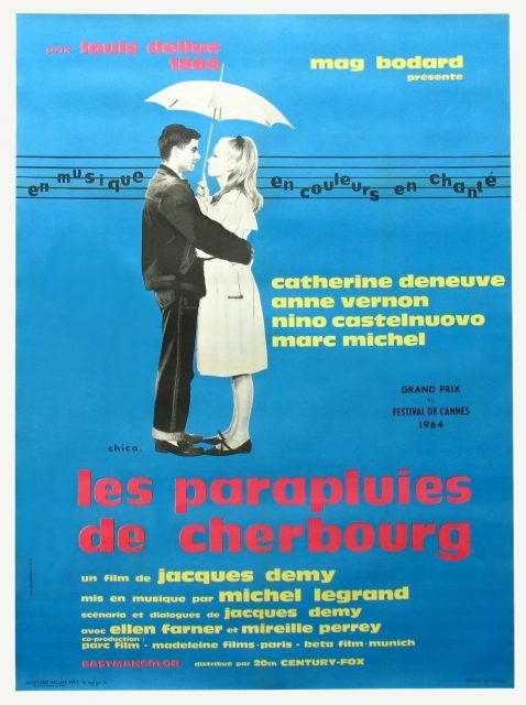 Affiche Poster de Les parapluies de Cherbourg avec Catherine Deneuve 1964