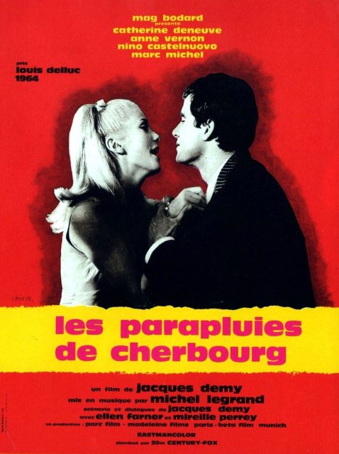 Affiche Poster de Les parapluies de Cherbourg avec Catherine Deneuve 1964