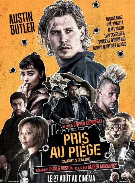 Pris au piège - Caught Stealing - Streaming. 1 Affiche Poster de Pris au piège - Caught Stealing avec Austin Butler et Zoë Kravitz 2025