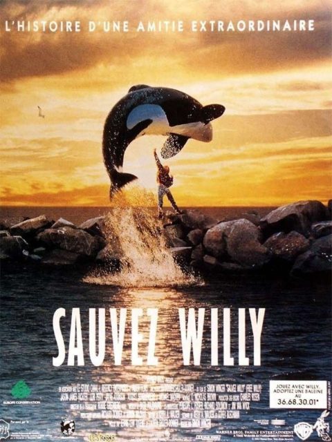 Affiche Poster de Sauvez Willy Free 1993