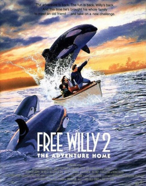 Sauvez Willy 2 - Photos et affiches. 2 Affiche Poster de Sauvez Willy 2 Free Adventure Home 1995