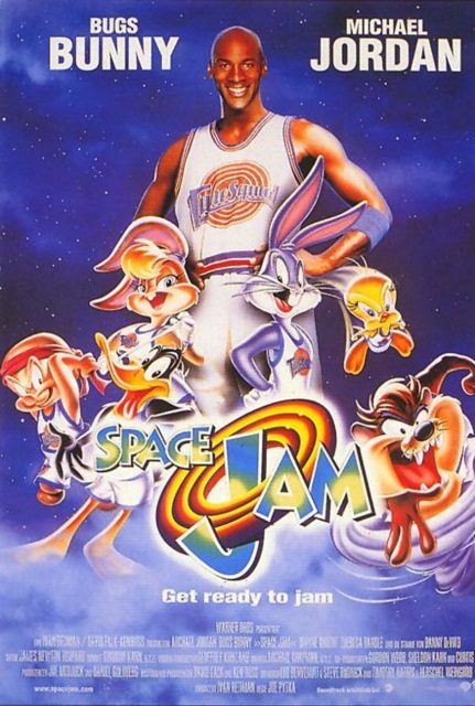 Space Jam - Photos et affiches. 2 Affiche Poster de Space Jam avec Michael Jordan 1996