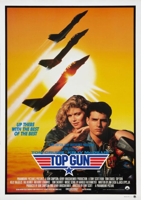 Top Gun - Photos et affiches. 2 Affiche Poster de Top Gun avec Tom Cruise et Val Kilmer 1986