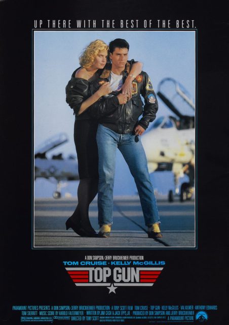 Top Gun - Photos et affiches. 5 Affiche Poster de Top Gun avec Tom Cruise et Val Kilmer 1986