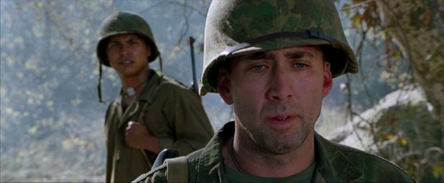 Nicolas Cage et Christian Slater dans Windtalkers : les messagers du vent 2002