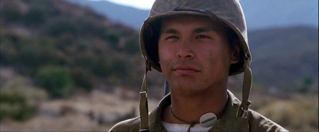 Nicolas Cage et Christian Slater dans Windtalkers : les messagers du vent 2002
