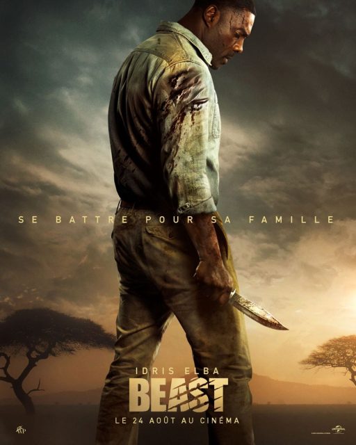 Beast - Streaming. 1 Affiche Poster de Beast avec Idris Elba 2022