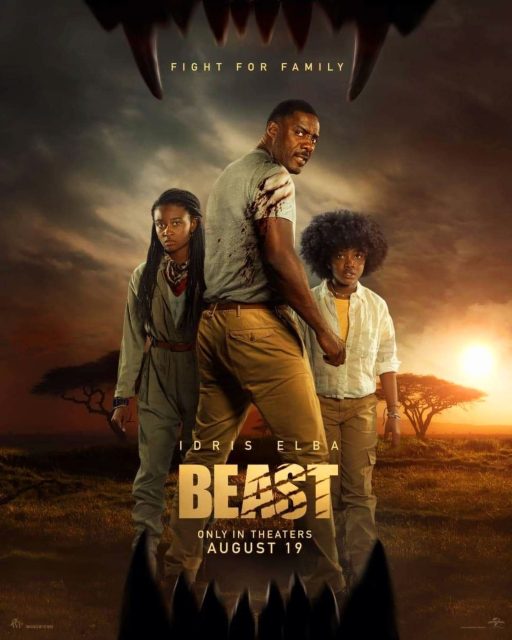 Beast - Photos et affiches. 3 Affiche Poster de Beast avec Idris Elba 2022