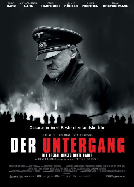 La chute - Photos et affiches. 2 Affiche Poster de La chute Der untergang Downfall avec Bruno Ganz 2004