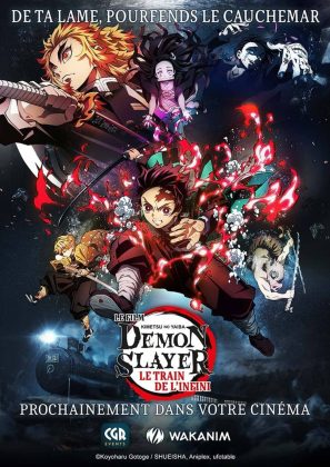 Affiche Poster de Demon Slayer - Le Train de l'infini Kimetsu no Yaiba Movie: Mugen Ressha-hen 2020