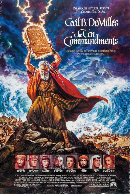 Les Dix Commandements - Photos et affiches. 6 Affiche Poster de Les Dix Commandements The Ten Commandments avec Charlton Heston 1956
