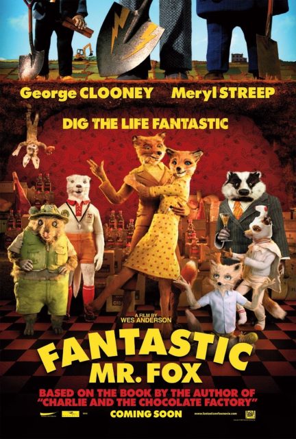 Fantastic Mr. Fox - Photos et affiches. 2 Affiche Poster de Fantastic Mr. Fox de Wes Anderson 2009