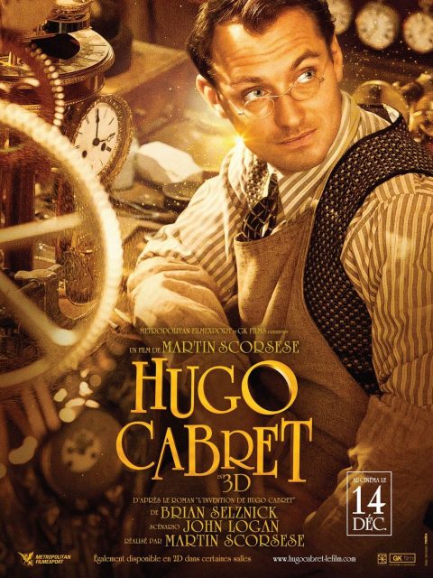 Hugo Cabret - Photos et affiches. 11 Affiche Poster de Hugo Cabret avec Asa Butterfield et Chloë Grace Moretz 2011