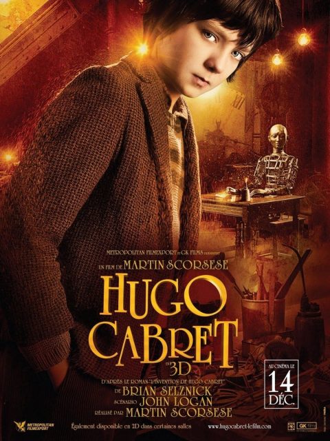 Hugo Cabret - Photos et affiches. 7 Affiche Poster de Hugo Cabret avec Asa Butterfield et Chloë Grace Moretz 2011