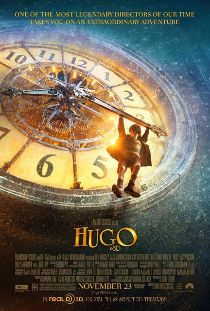 Hugo Cabret - Photos et affiches. 3 Affiche Poster de Hugo Cabret avec Asa Butterfield et Chloë Grace Moretz 2011