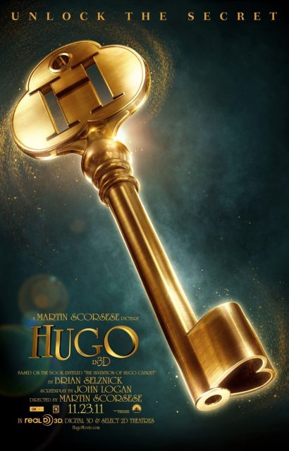 Hugo Cabret - Photos et affiches. 4 Affiche Poster de Hugo Cabret avec Asa Butterfield et Chloë Grace Moretz 2011