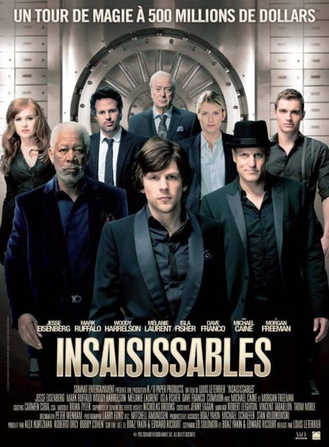 Insaisissables. 1 Affiche Poster de Insaisissables Now You See Me avec Mark Ruffalo Jesse Eisenberg et Woody Harrelson 2013