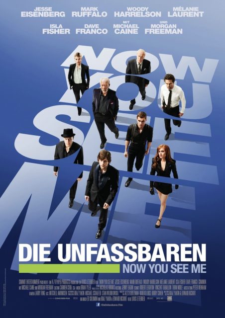 Insaisissables - Photos et affiches. 3 Affiche Poster de Insaisissables Now You See Me avec Mark Ruffalo Jesse Eisenberg et Woody Harrelson 2013