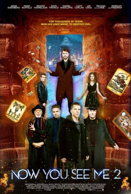 Insaisissables 2 - Photos et affiches. 4 Affiche Poster de Insaisissables 2 Now You See Me 2 avec Mark Ruffalo Jesse Eisenberg et Woody Harrelson 2016